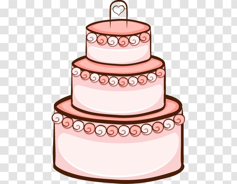 Wedding Cake Birthday Drawing - Royaltyfree Transparent PNG