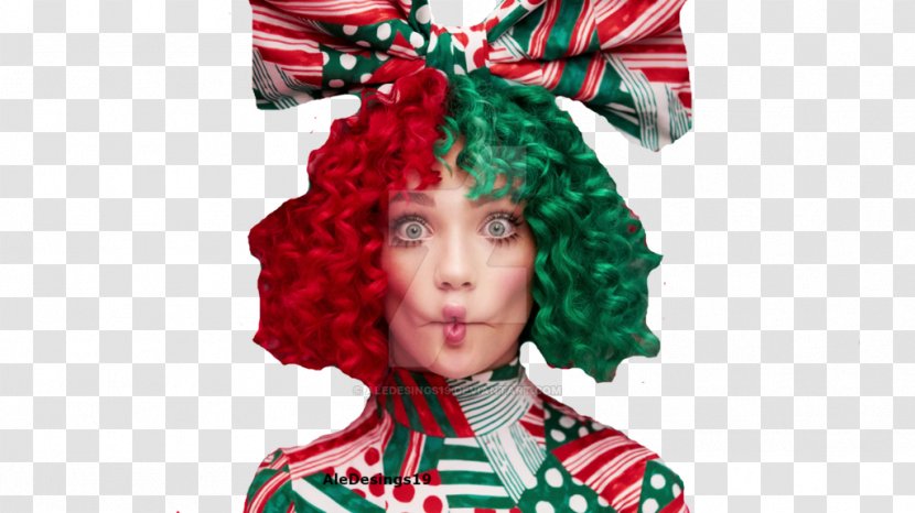 Sia Santa's Coming For Us Everyday Is Christmas Candy Cane Lane Snowman - Maddie Ziegler Transparent PNG