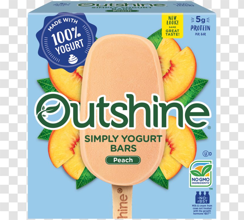 Frozen Yogurt Ice Cream Milk Strawberry - Granola - Peach Transparent PNG