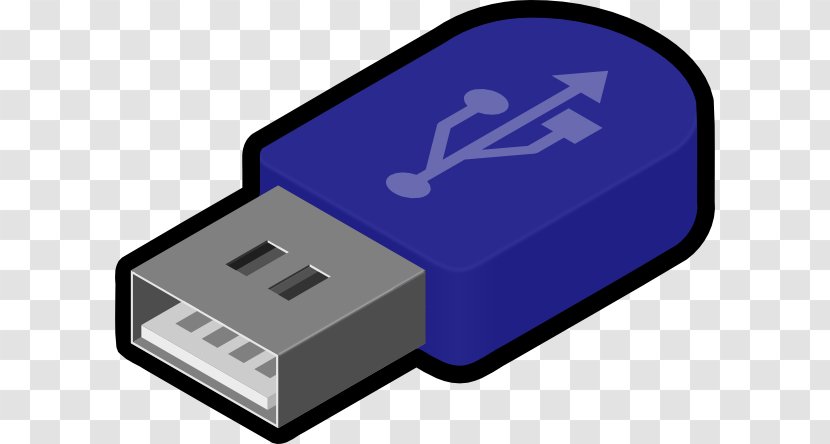 USB Flash Drives Clip Art Vector Graphics Memory Computer Data Storage - Standalone Insignia Transparent PNG