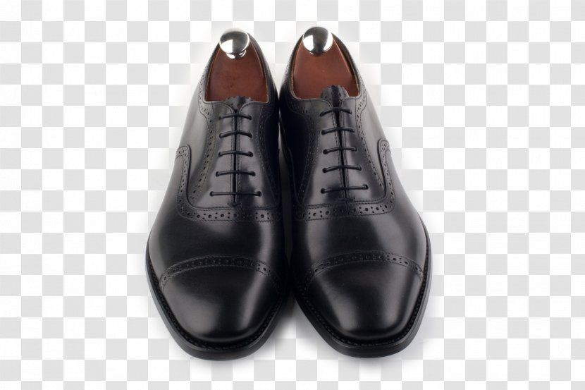 Oxford Shoe Leather - Black - Goodyear Welt Transparent PNG