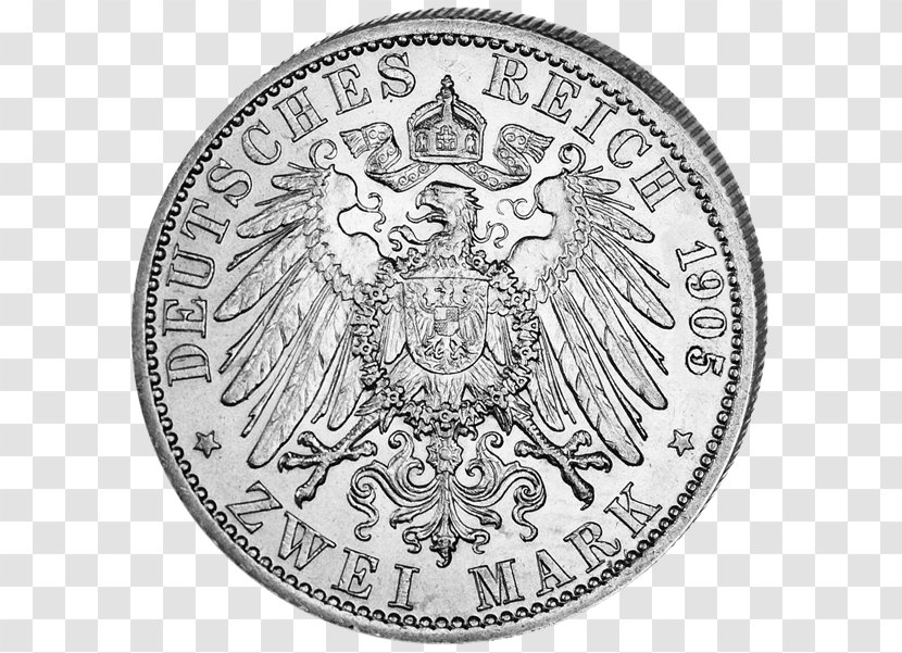 Kingdom Of Prussia German Empire Coin Saxe-Altenburg - Frederick I Transparent PNG
