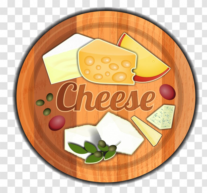 Cheese Platter Clip Art - Vegetable - Vector Transparent PNG