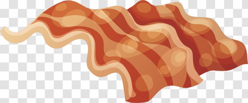 Chicken Fried Bacon Meat Frying - Potato - Vector Transparent PNG