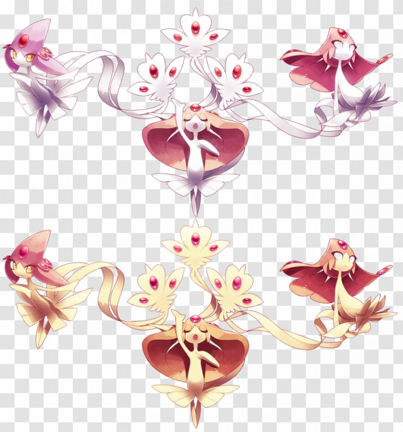 Mesprit Azelf Uxie Dialga DeviantArt - Floral Design - Predict Transparent PNG