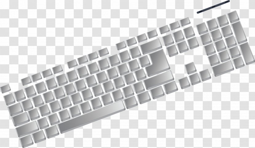 Computer Keyboard Boox Apple - Rectangle - Decoration Design Vector Transparent PNG
