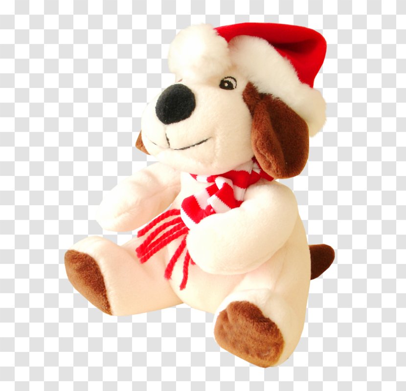 Puppy Dog Stuffed Toy Christmas - Cuteness Transparent PNG