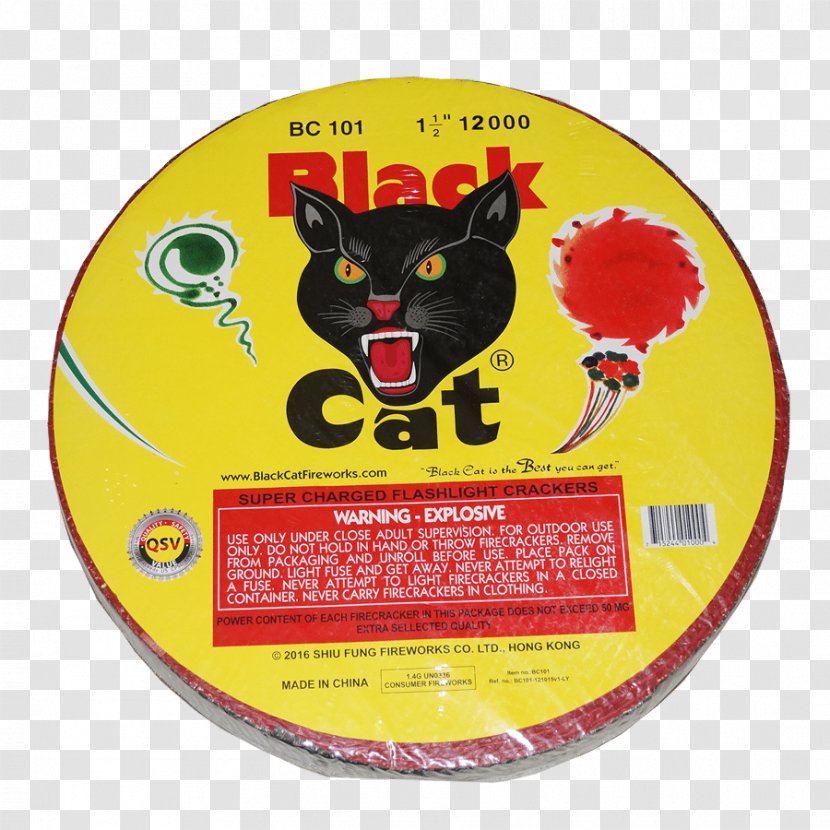 Consumer Fireworks Firecracker Cat Logo - Black - Play Puppy Transparent PNG