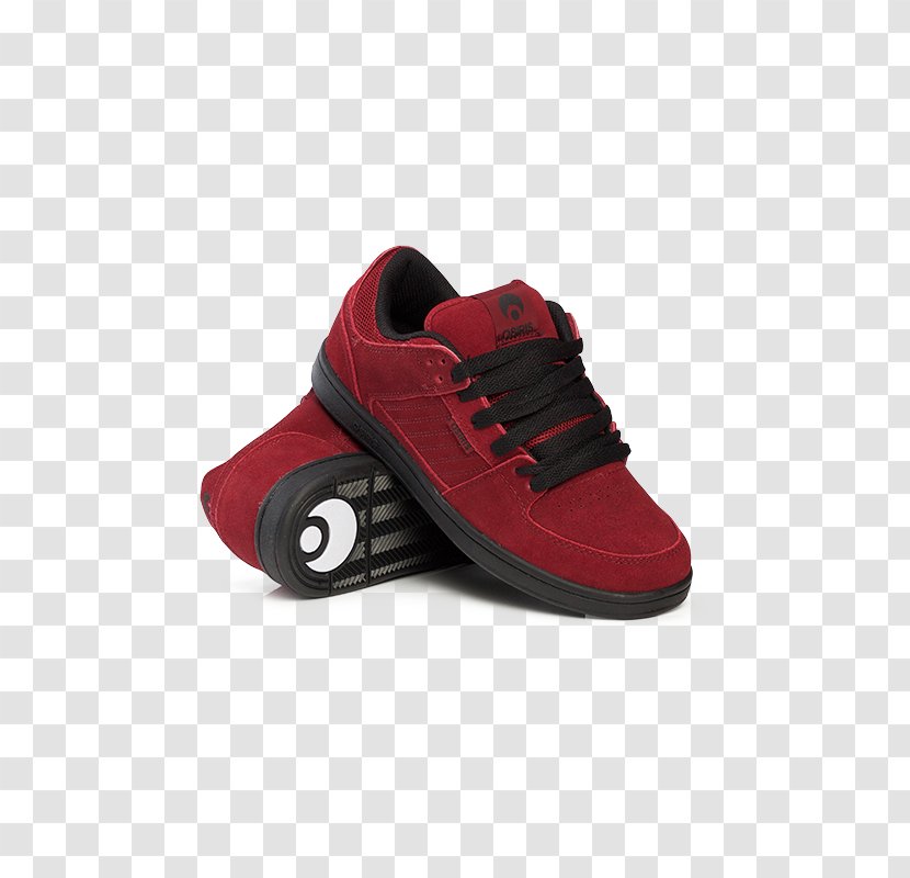 Skate Shoe Sneakers Osiris Shoes Vans - Oxblood Red Transparent PNG