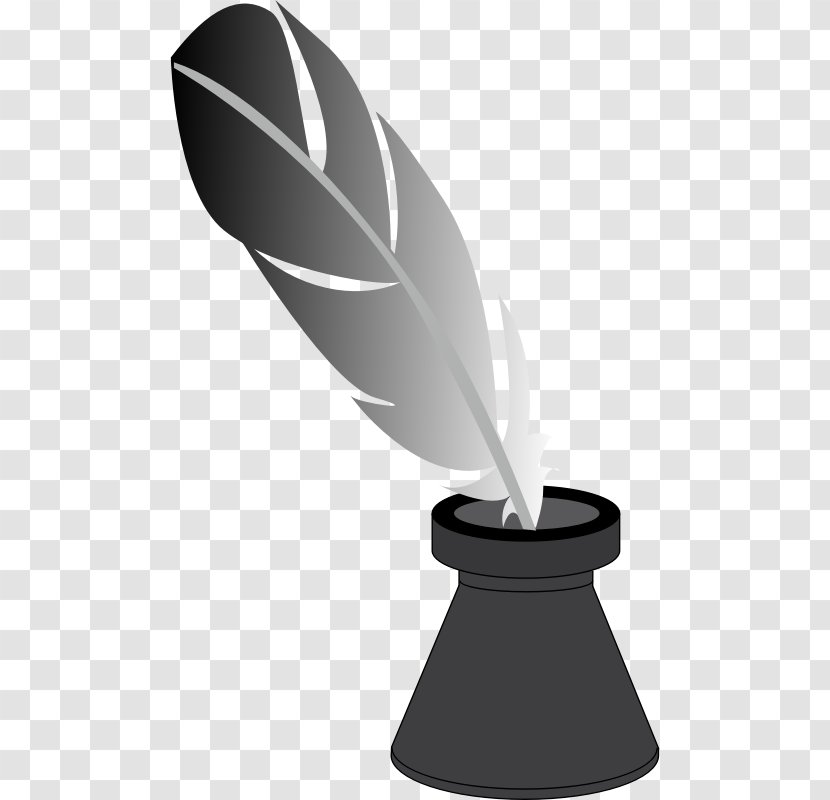 Quill Fountain Pen Inkwell Clip Art - Ballpoint - Pictures Transparent PNG