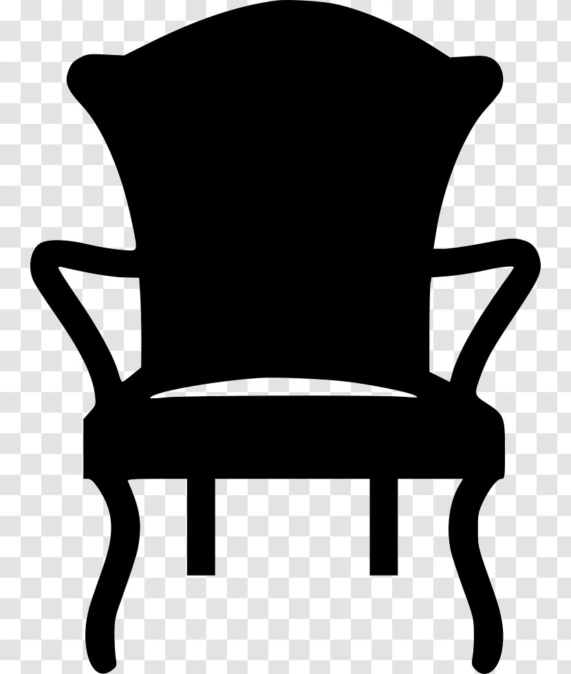 Chair Clip Art - Silhouette Transparent PNG