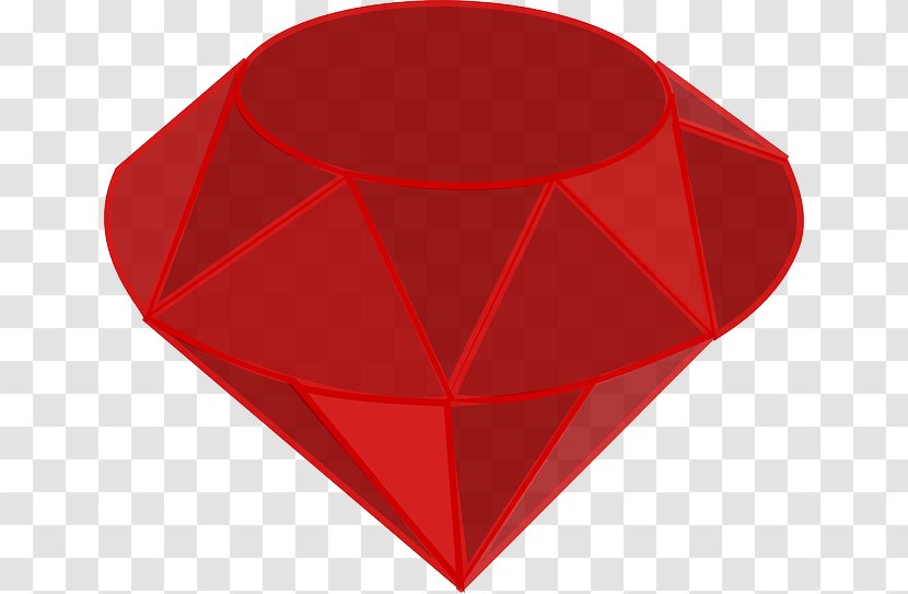 Ruby Gemstone Birthstone Clip Art Transparent PNG