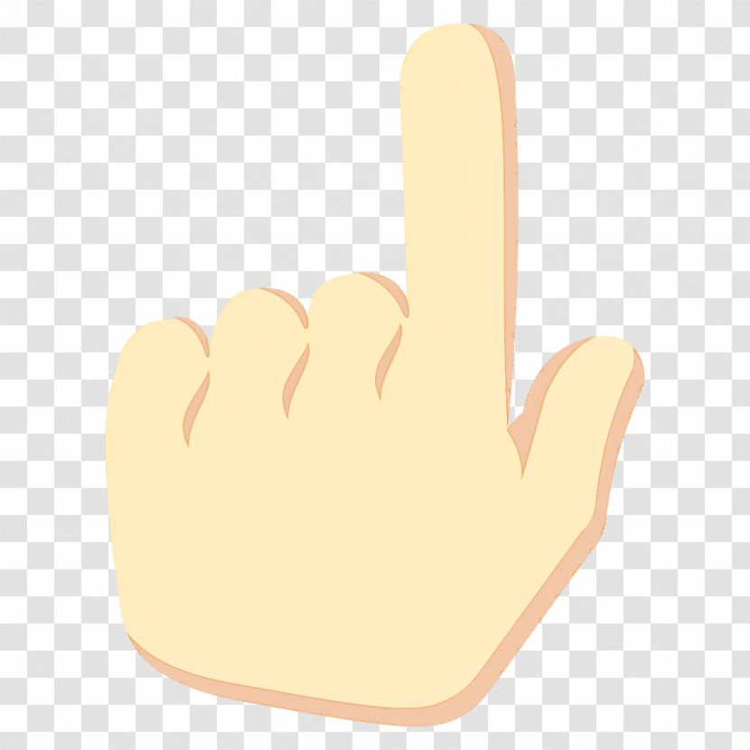 Finger Hand Gesture Thumb Beige Transparent PNG