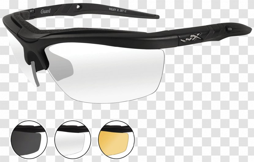 Goggles Eyewear Wiley X, Inc. Glasses Firearm - Sunglasses - Eye Protection Transparent PNG