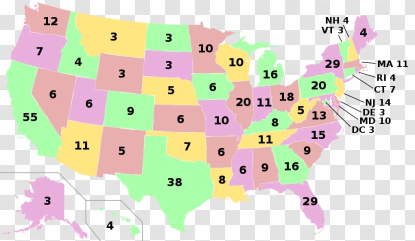 United States Presidential Election, 2012 US Election 2016 Electoral College Transparent PNG
