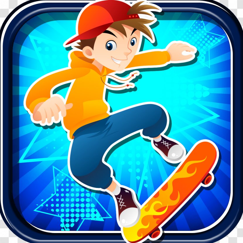 Game Recreation Technology Character Clip Art - Fictional - Skateboard Transparent PNG