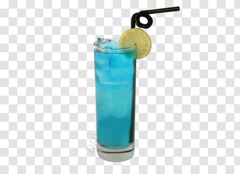 Blue Hawaii Lagoon Sea Breeze Cocktail Vodka - Garnish Transparent PNG