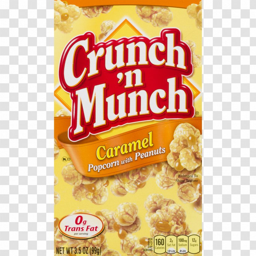Caramel Corn Popcorn Crunch 'n Munch Toffee Pop Secret - Flakes Transparent PNG