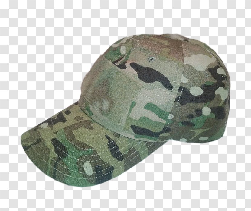 Baseball Cap MultiCam Hat Hook And Loop Fastener - Camouflage Transparent PNG