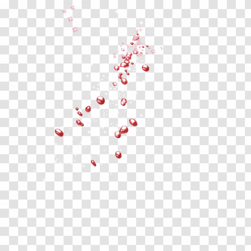 Drop - Red - Bright Light Effect Transparent PNG