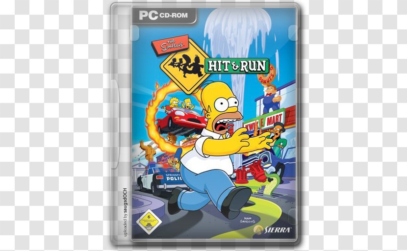 The Simpsons: Hit & Run PlayStation 2 Xbox 360 Platinum Hits Road Rage - Simpsons Transparent PNG
