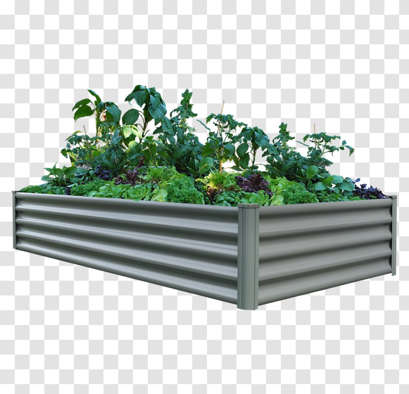 Raised-bed Gardening Organic Food Green Wall - Flowerpot - Bed Transparent PNG