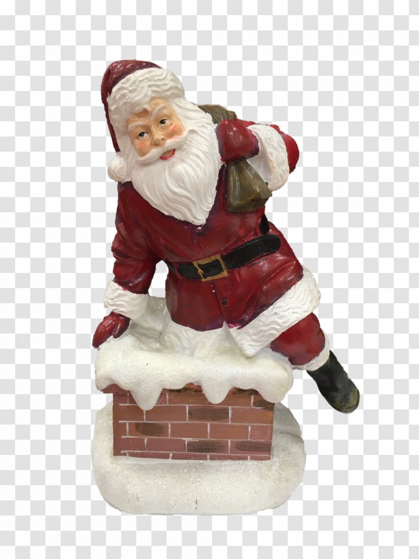 Santa Claus Christmas Ornament Chimney - Fictional Character Transparent PNG