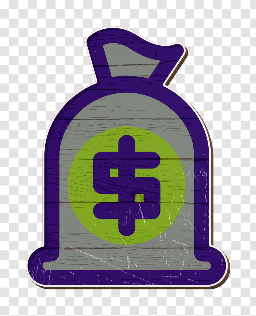 Western Icon Money Bag Icon Money Icon Transparent PNG