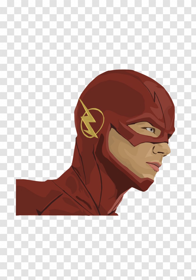 Nose Cartoon Jaw Mouth - Superhero - The Flash Transparent PNG