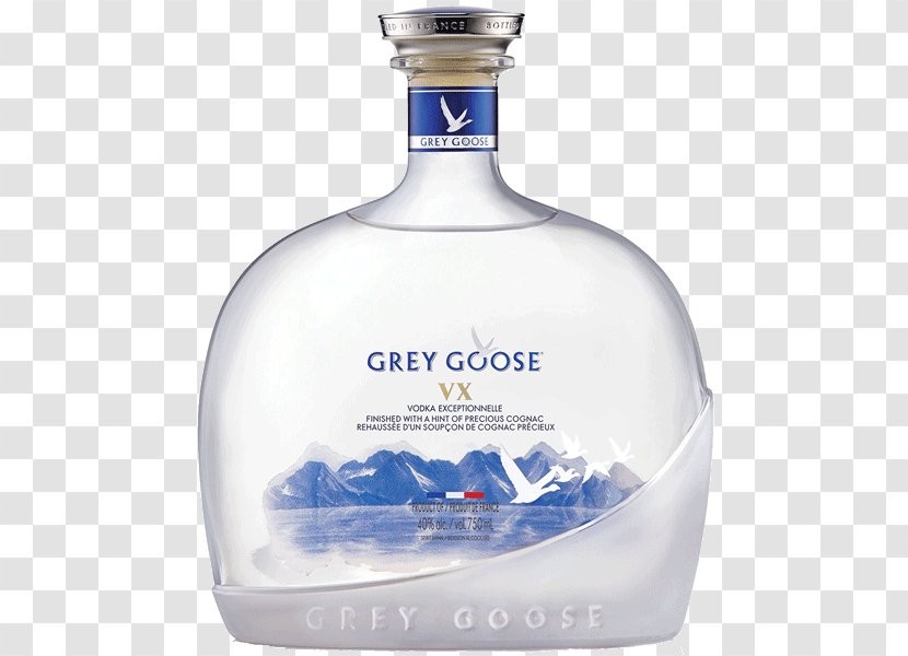 Grey Goose Vodka Distilled Beverage Cognac Bottle Shop - Glass Transparent PNG