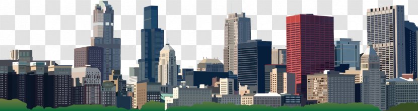 Willis Tower Philadelphia New York City Grant Park Skyline Transparent PNG