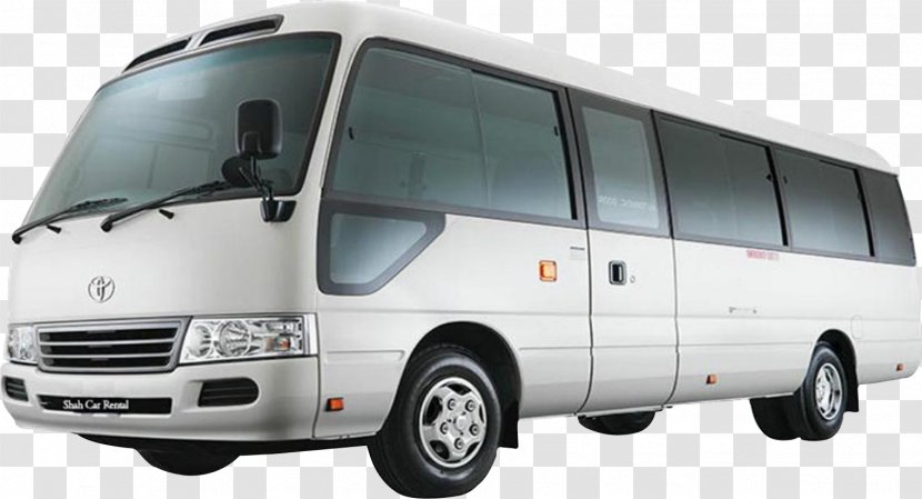 Toyota Land Cruiser Prado Coaster HiAce Bus - Luxury Vehicle Transparent PNG