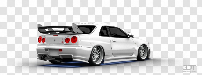Bumper Sports Car Compact Automotive Design - Nissan Skyline GT-R Transparent PNG