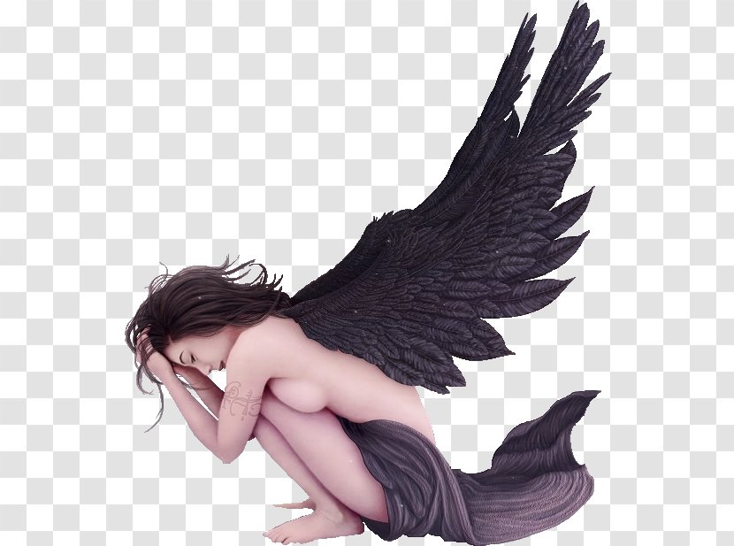 Fallen Angel Melek Taus Guardian God - Cartoon Transparent PNG