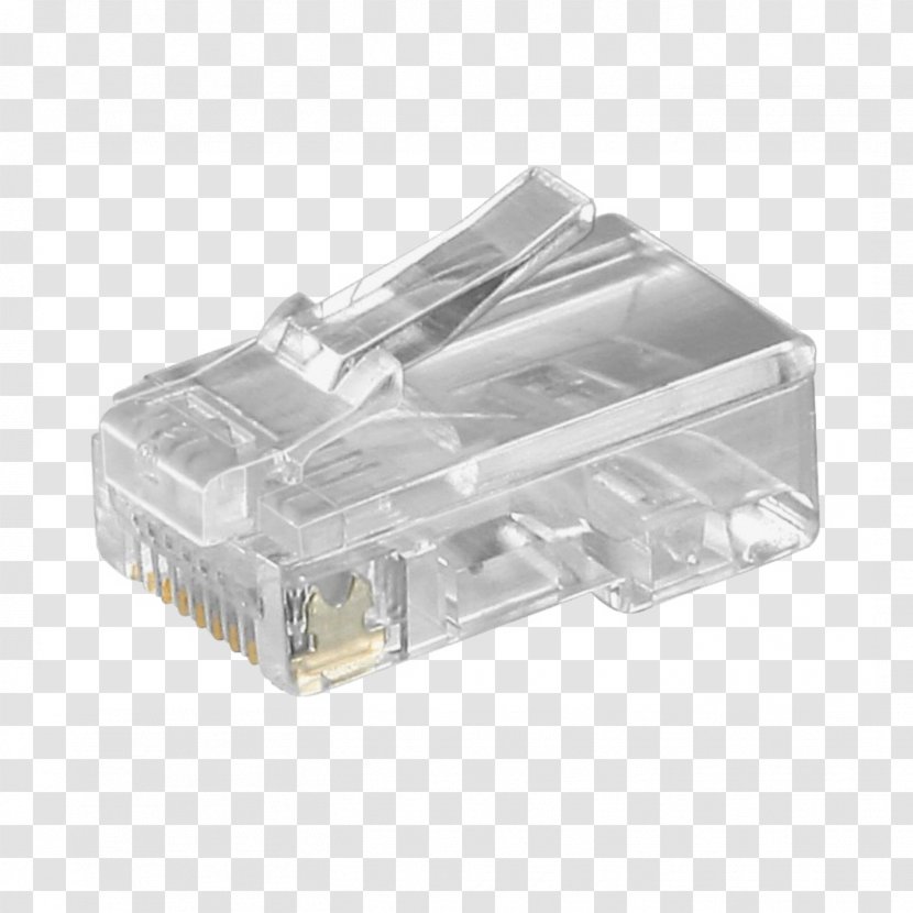 Registered Jack Electrical Cable Modular Connector 8P8C - Twisted Pair - Rj 45 Transparent PNG
