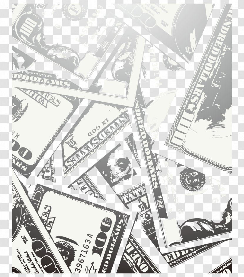 Money Banknote United States Dollar Euclidean Vector - Currency Symbol - Bill Transparent PNG