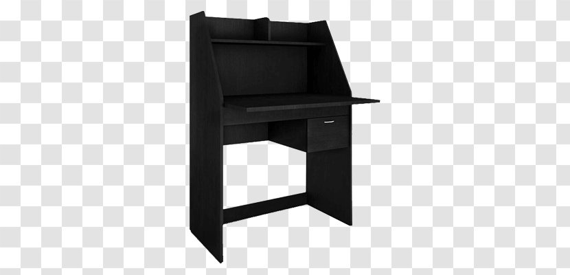 Desk Angle - Black - Study Table Transparent PNG