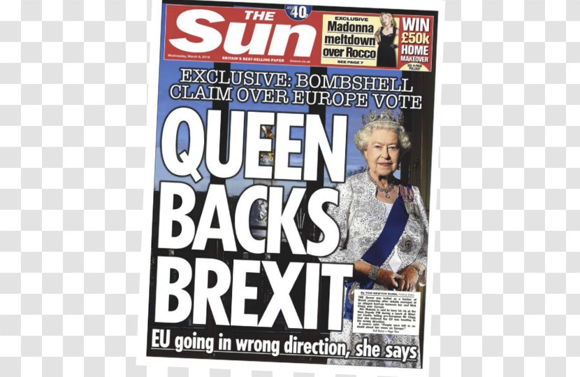 Brexit Buckingham Palace United Kingdom European Union Membership Referendum The Sun - Newspaper - King Mindaugas Coronation Day Transparent PNG
