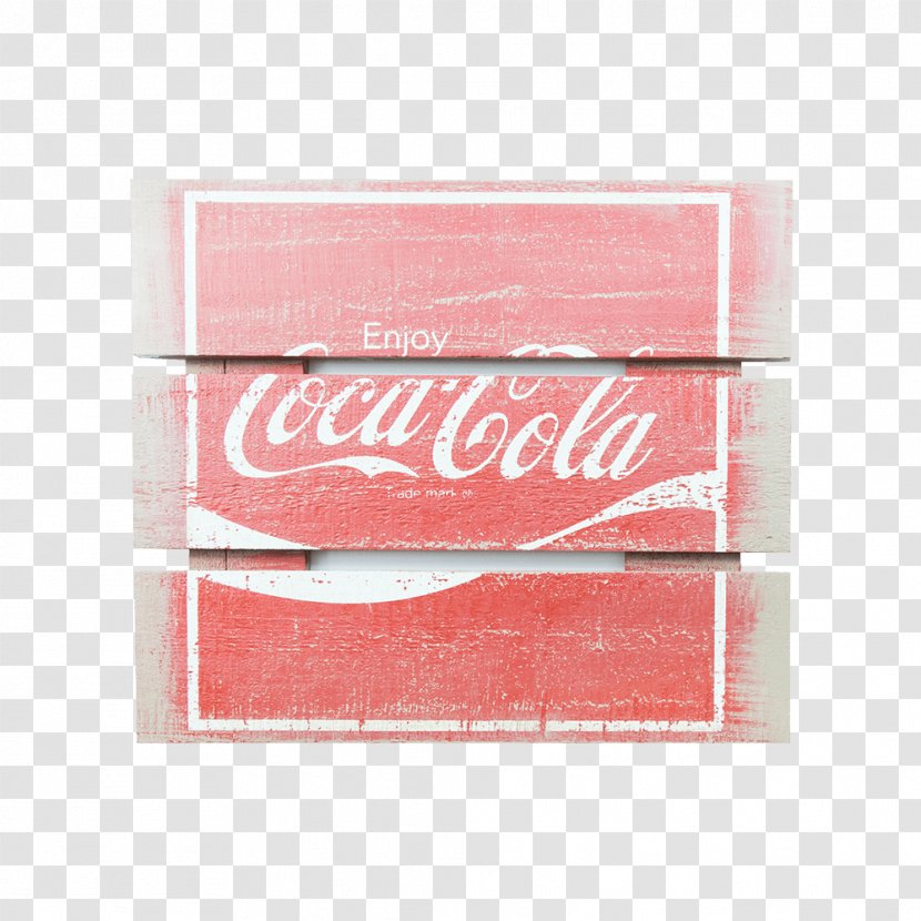 Coca-Cola Brand Au Rectangle Poster - Interieur - Pallet Wood Signs Transparent PNG