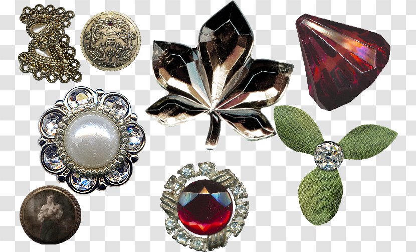 Gemstone Brooch Body Jewellery Jewelry Design - Silver Transparent PNG