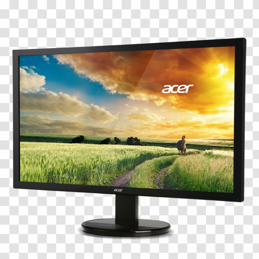 Computer Monitors 1080p LED-backlit LCD Liquid-crystal Display High-definition Television - Screen Transparent PNG