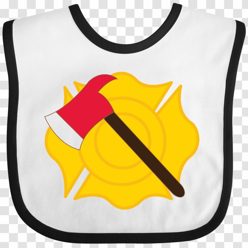Sleeve T-shirt Firefighter Bib - Infant Transparent PNG
