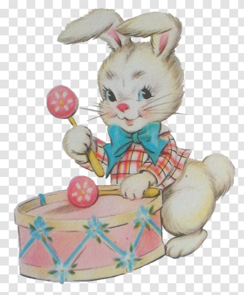 Easter Bunny Figurine - Rabbit Transparent PNG