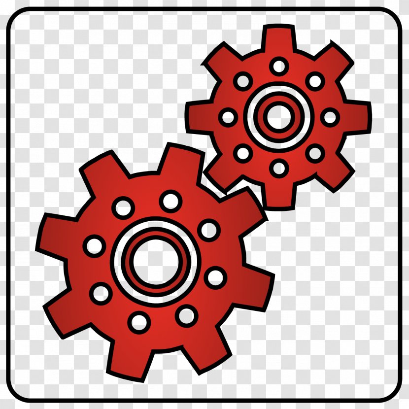 Royalty-free Gear - Flower - Red Transparent PNG