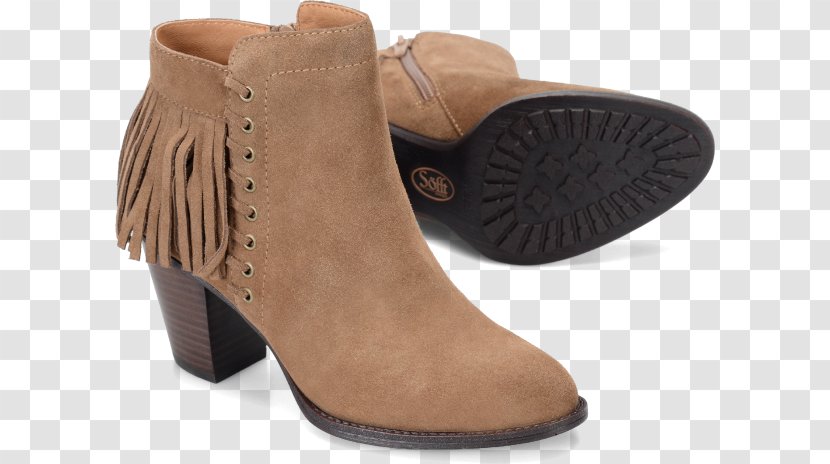 Suede Shoe Boot Walking Havana Brown - Beige Transparent PNG