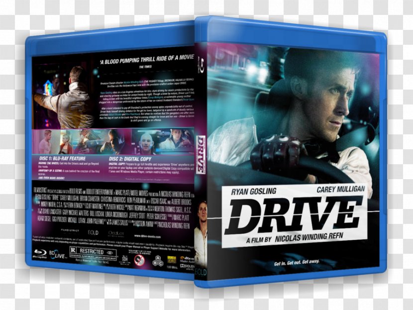 Google Drive Blu-ray Disc Ryan Gosling Film - Display Advertising Transparent PNG