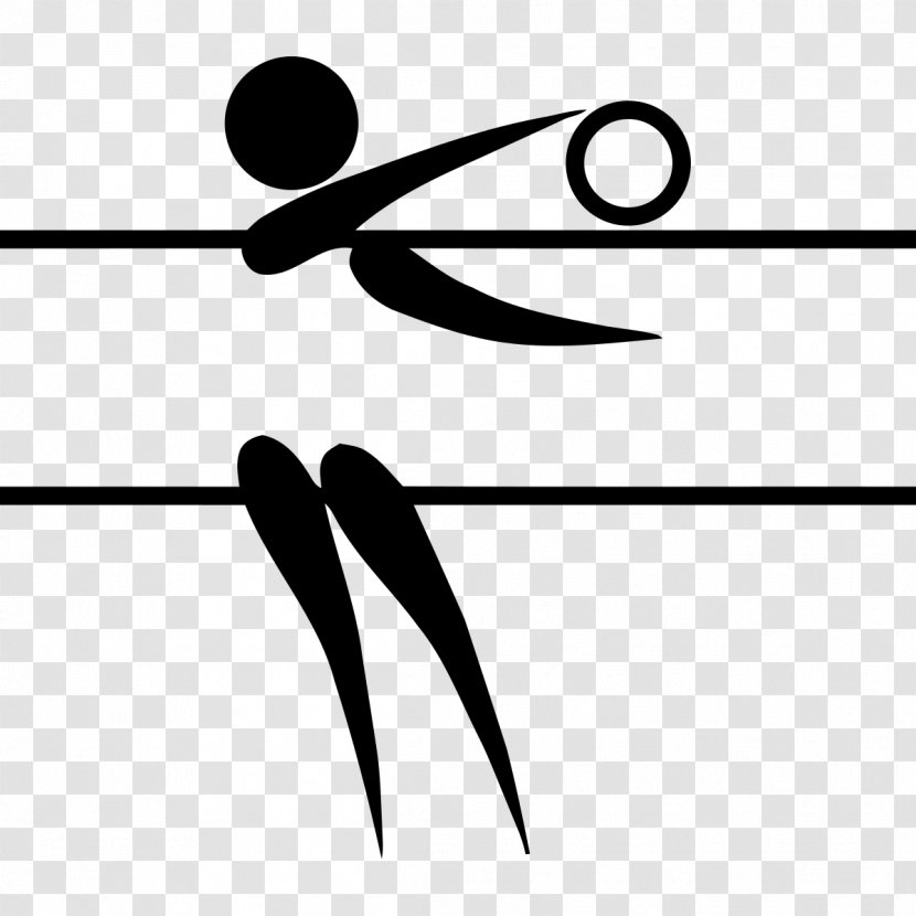 Summer Olympic Games Volleyball At The Olympics Pictogram - Artwork Transparent PNG