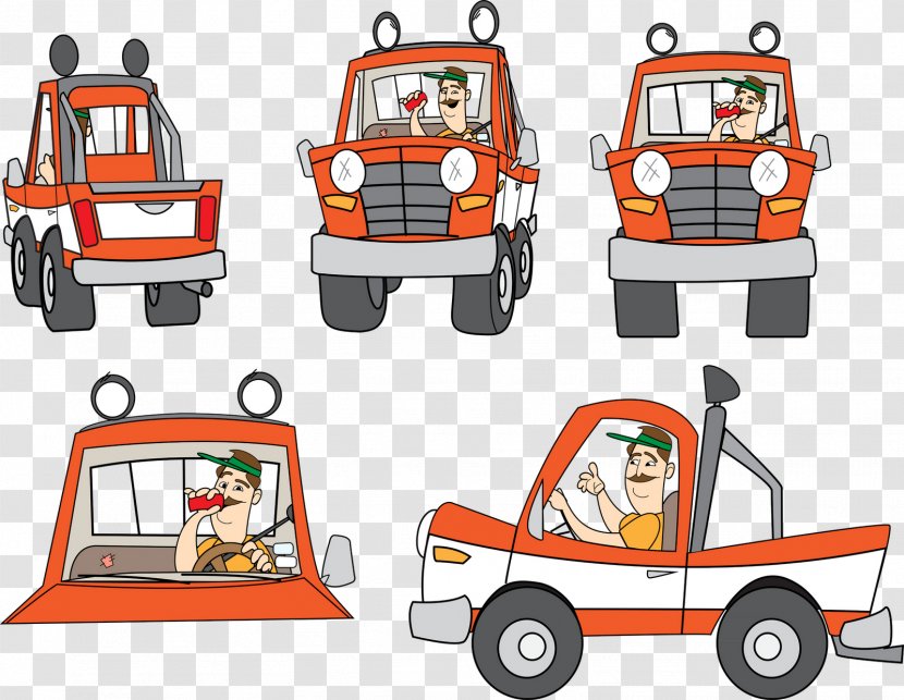 Car Commercial Vehicle Emergency Transport Toy - Motor Transparent PNG