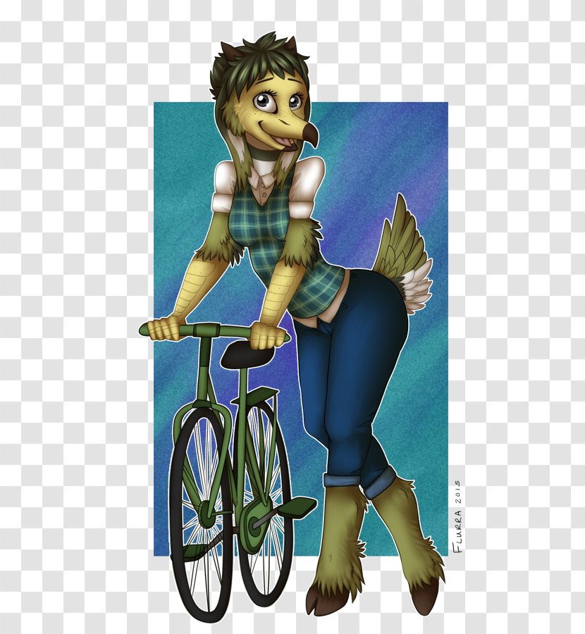 Cartoon Illustration Sporting Goods Organism Sports - Ride On A Bicycle Transparent PNG