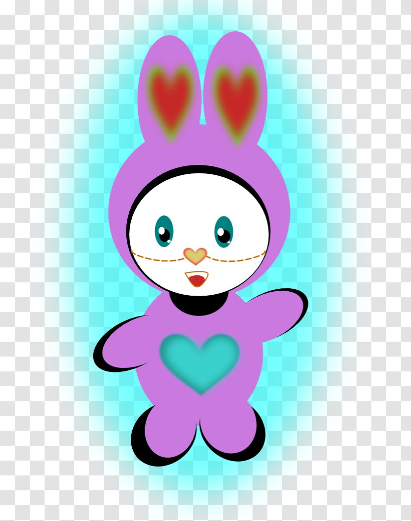 Rabbit Easter Bunny Inkscape Clip Art - Flower Transparent PNG